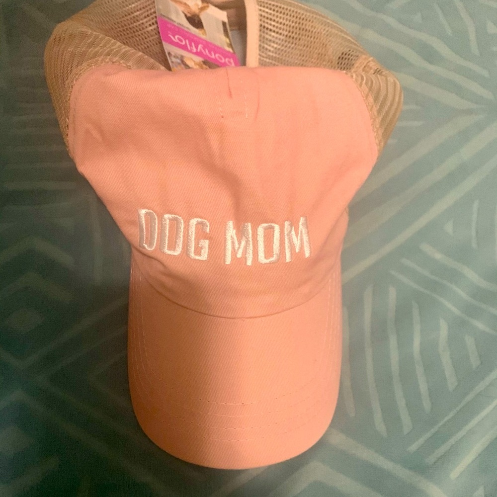 Pink “Dog Mom” Hat